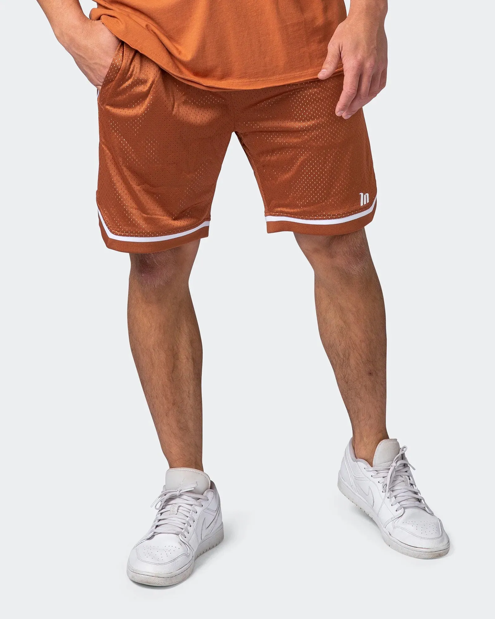 8 Basketball Shorts - Sandstone