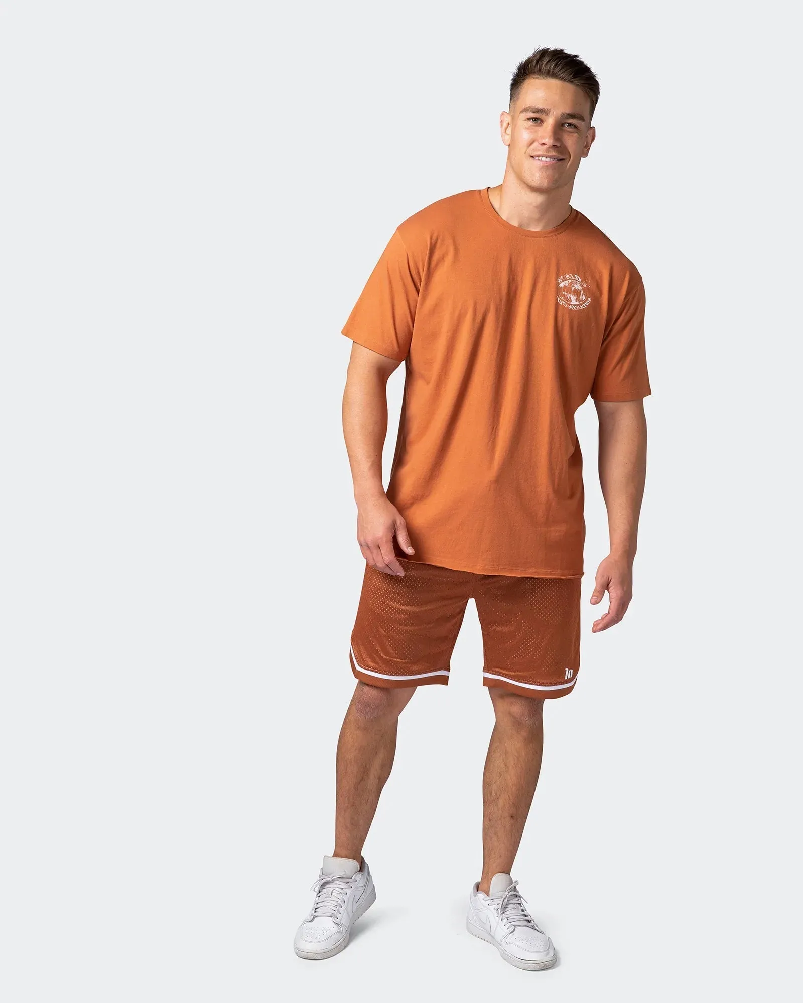 8 Basketball Shorts - Sandstone