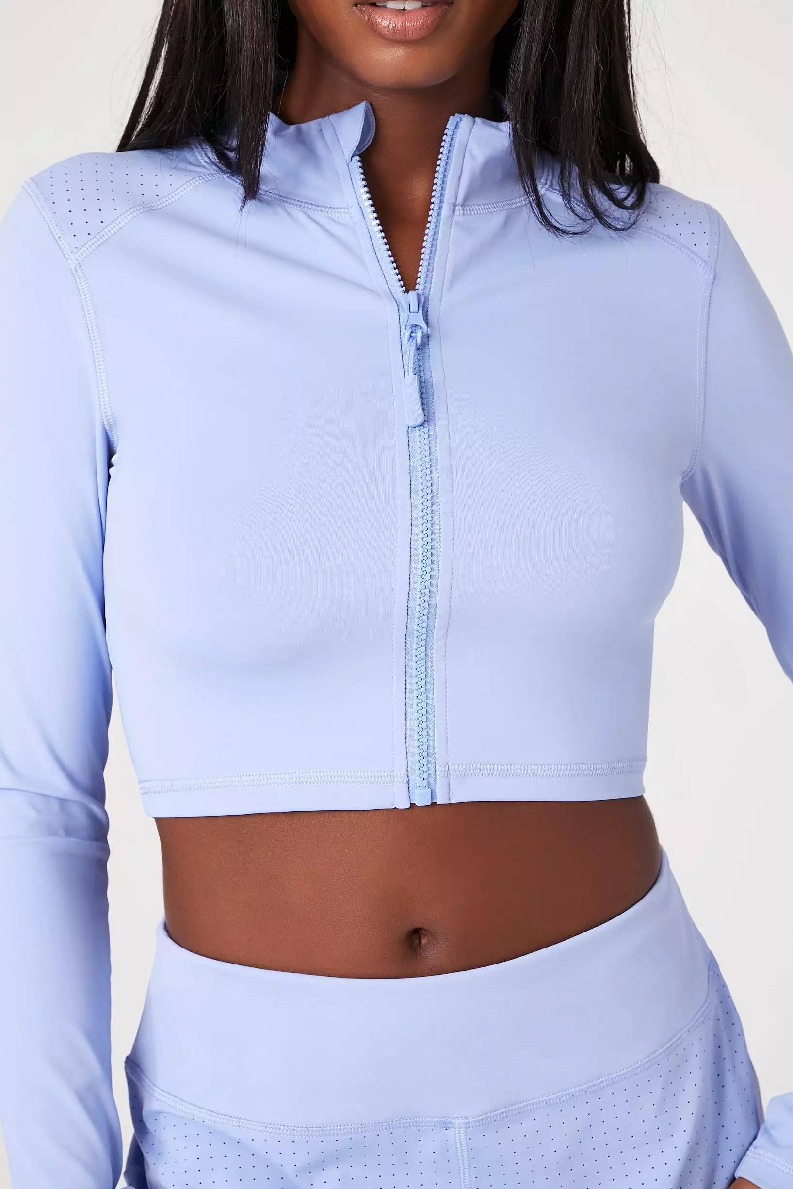 Active Zip-Up Cropped Jacket