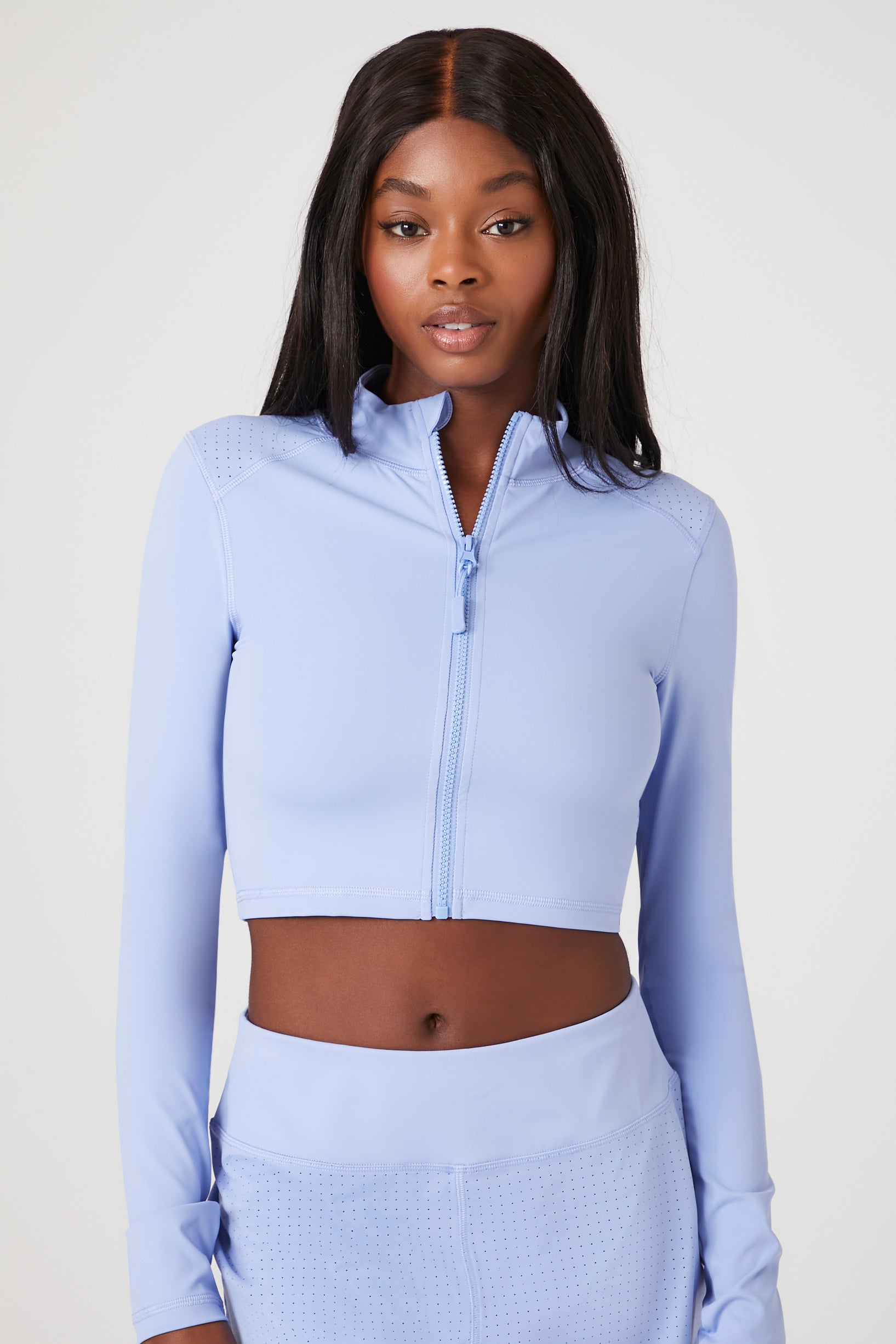 Active Zip-Up Cropped Jacket