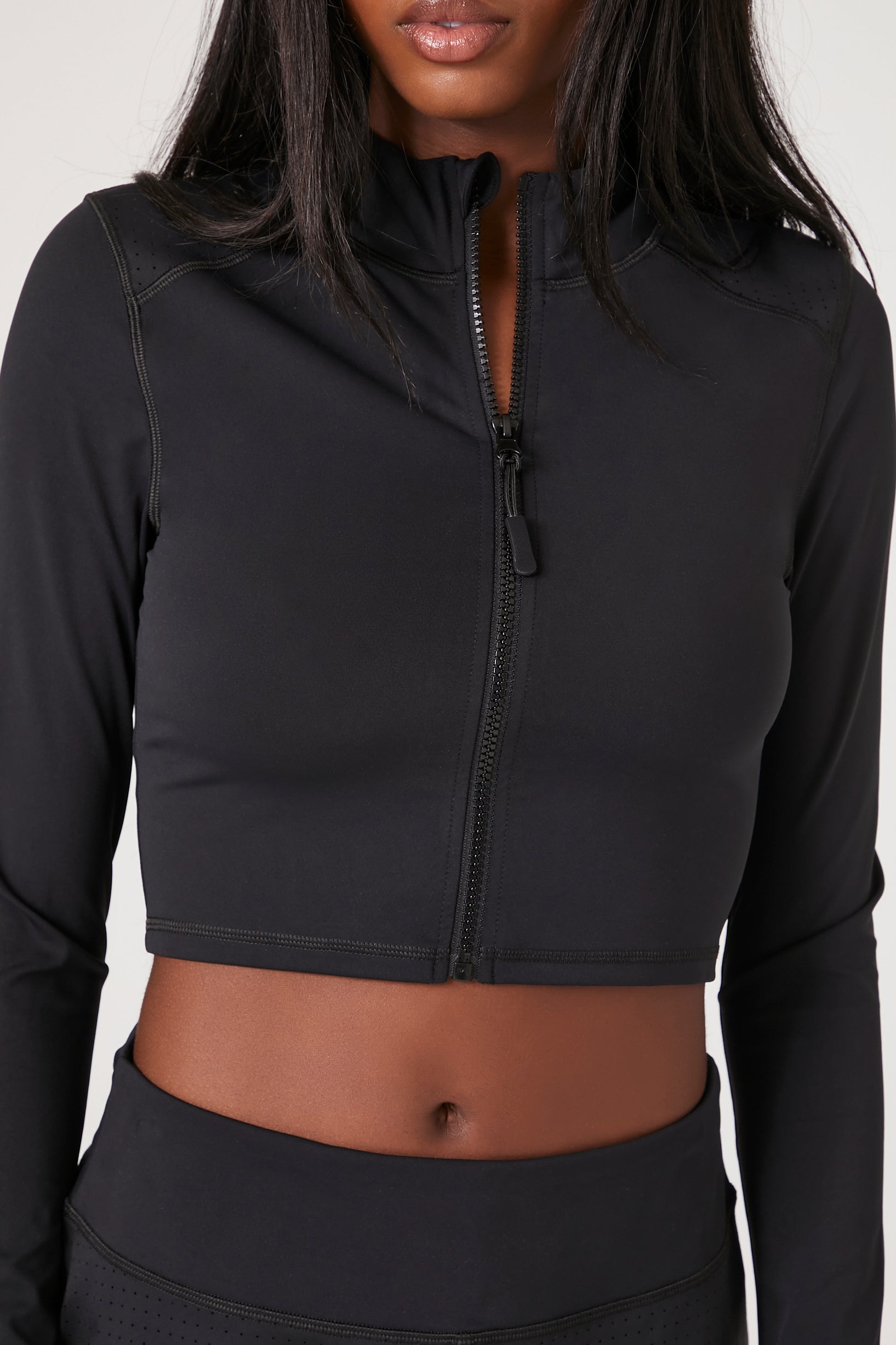 Active Zip-Up Cropped Jacket