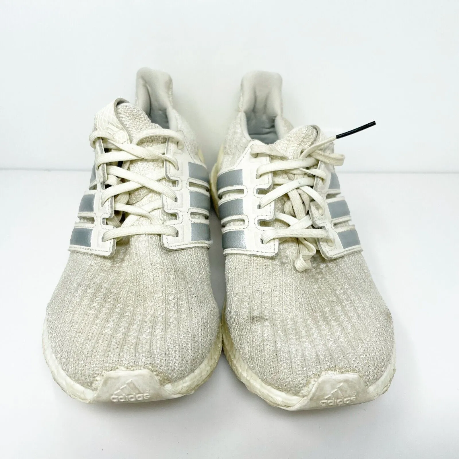 Adidas Womens UltraBoost EE3711 White Running Shoes Sneakers Size 10