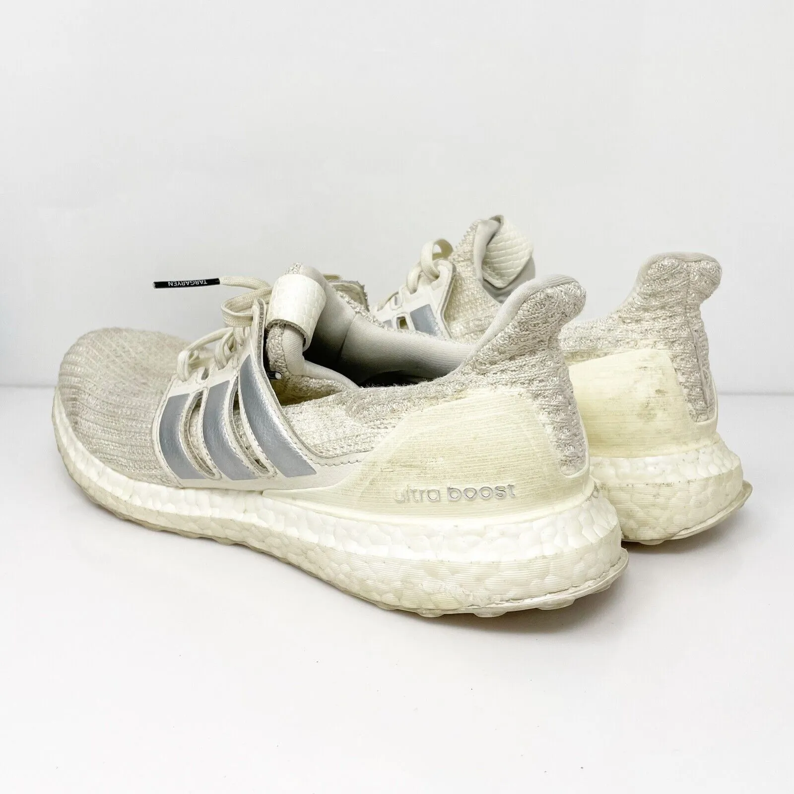 Adidas Womens UltraBoost EE3711 White Running Shoes Sneakers Size 10