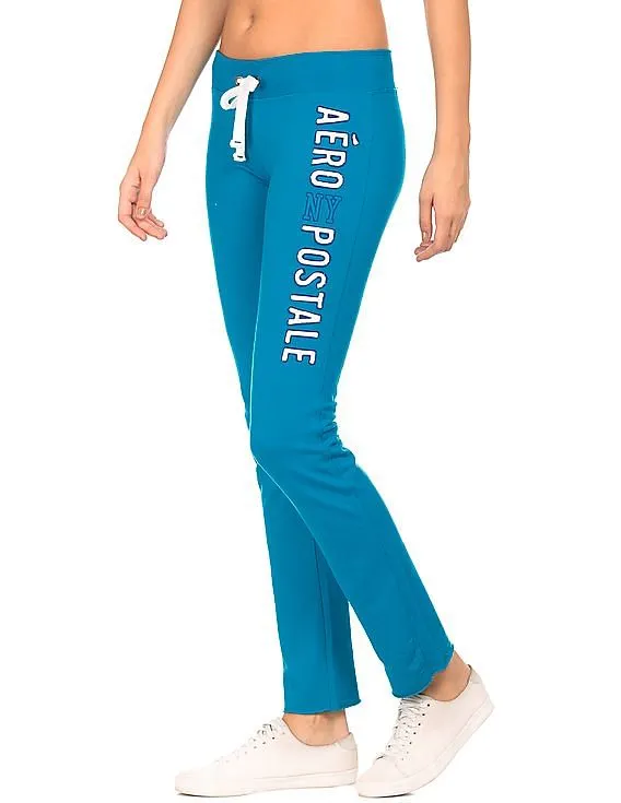 Aeropostale Brand Applique Knit Track Pants