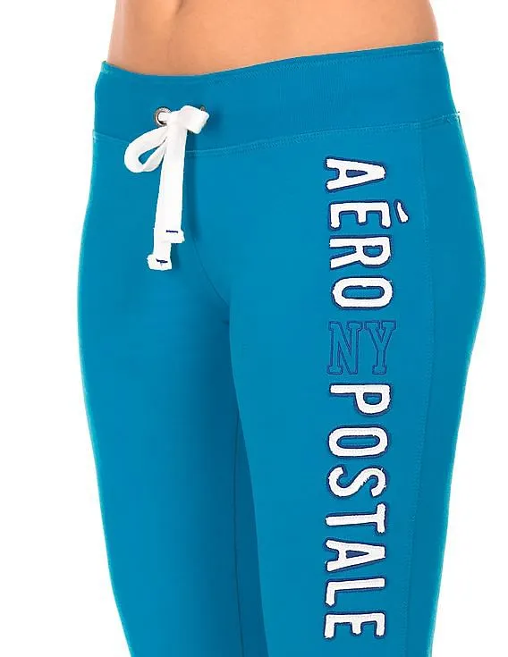 Aeropostale Brand Applique Knit Track Pants