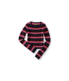 Aeropostale Womens Striped Knit Pullover Sweater, TW2