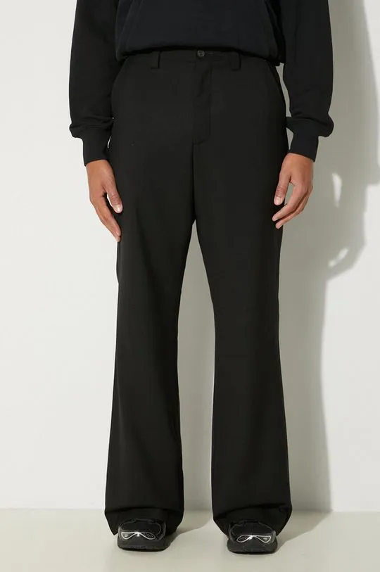 AMBUSH wool trousers Flare Pants black color BMCO003F24FAB0011000