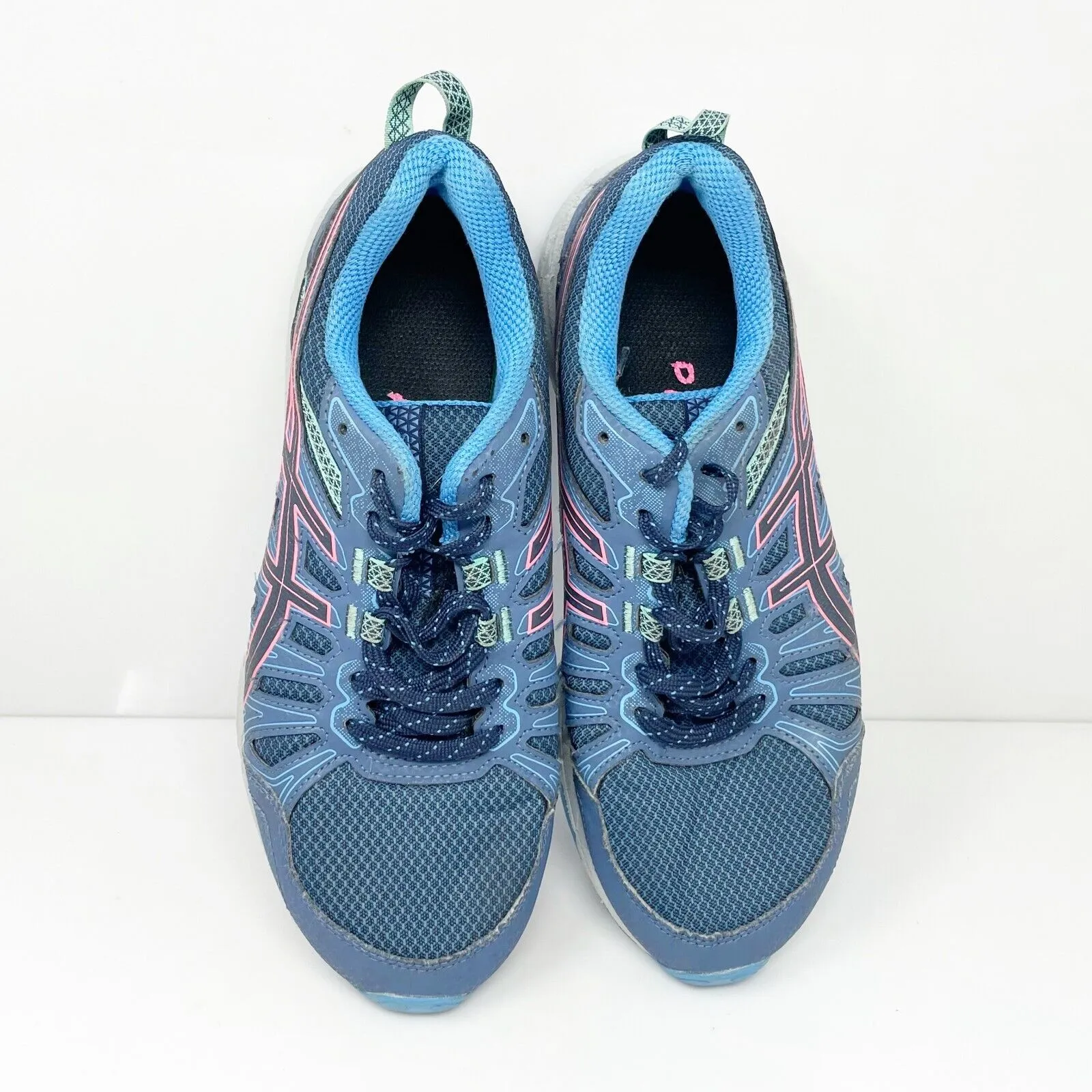 Asics Womens Gel Venture 7 1012A476 Blue Running Shoes Sneakers Size 7