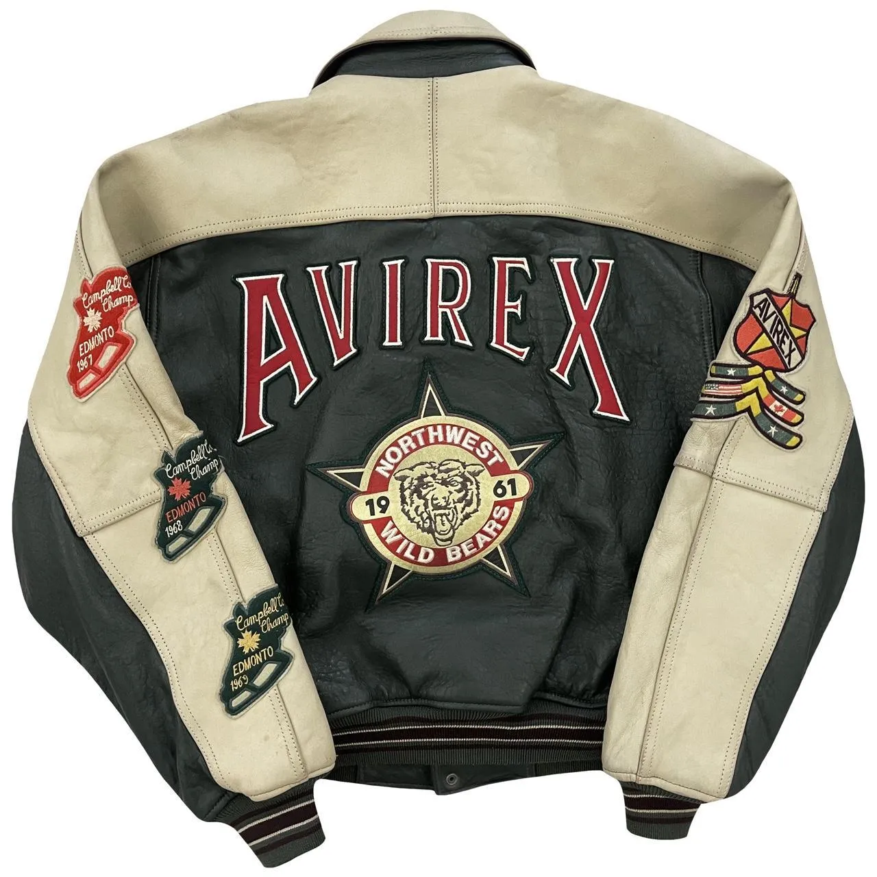 Avirex Leather Varsity Jacket