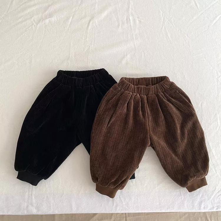 Baby Kid Girls Boys Solid Color Pants Wholesale 23113009