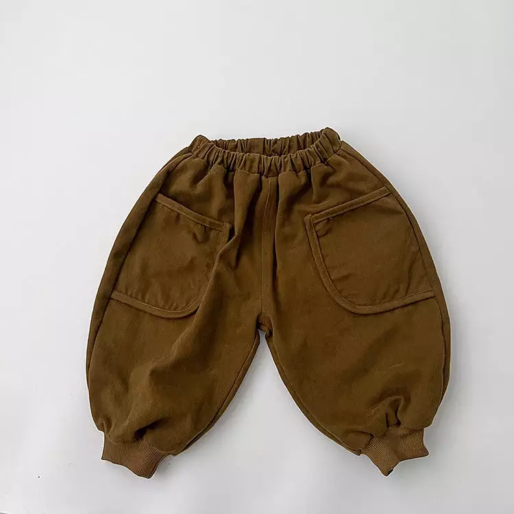 Baby Kid Girls Boys Solid Color Pants Wholesale 23113028