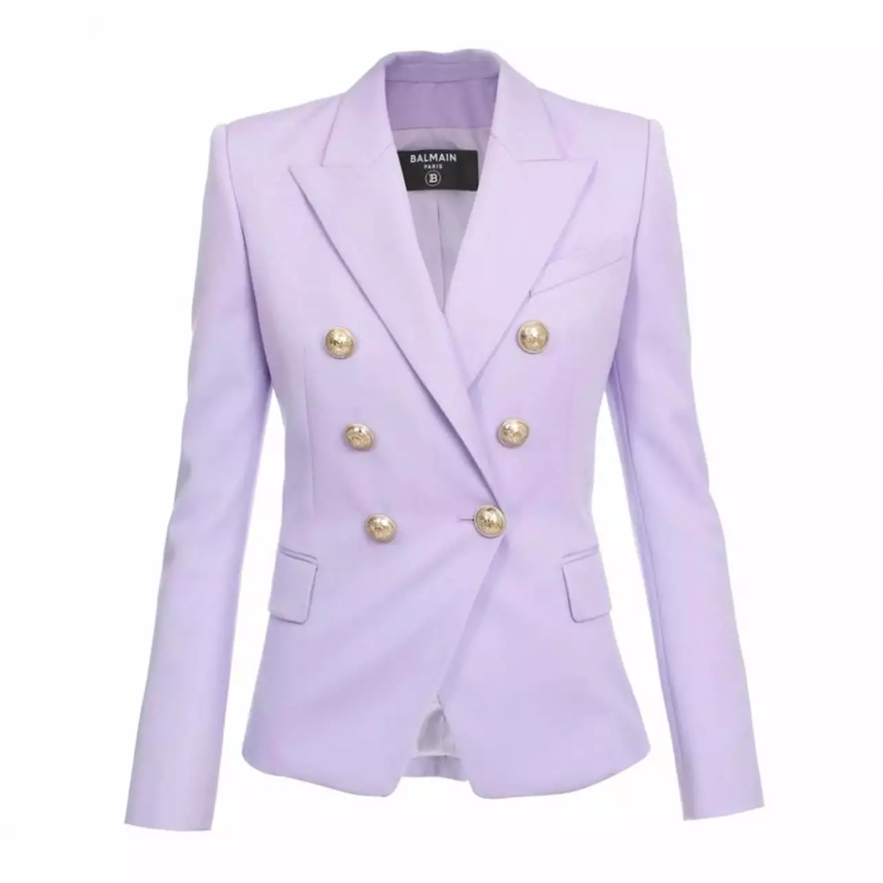 Balmain Grain De Poudre Double Breasted Blazer