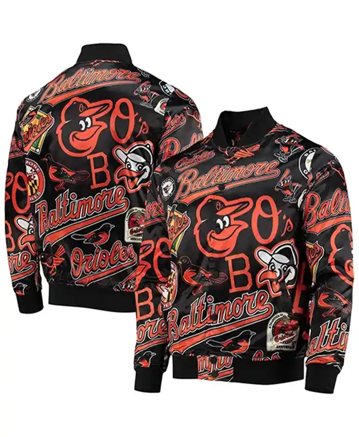 Baltimore Orioles Allover Printed Jacket - William Jacket