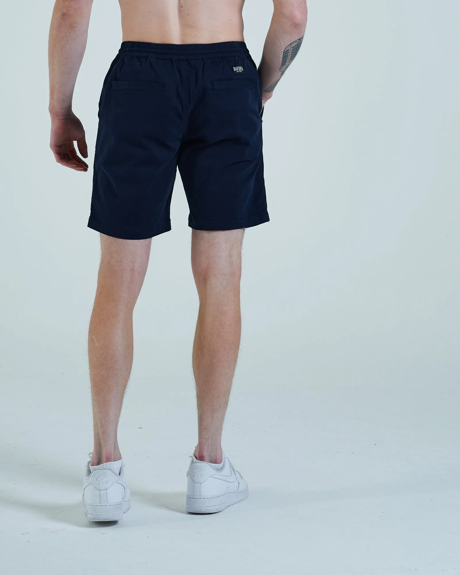 Baron Drawcord Short Navy Blazer