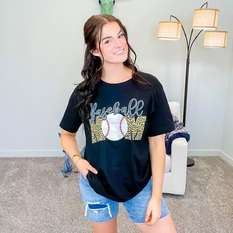 Baseball MOM Graphic Tee