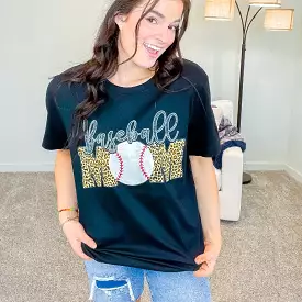 Baseball MOM Graphic Tee