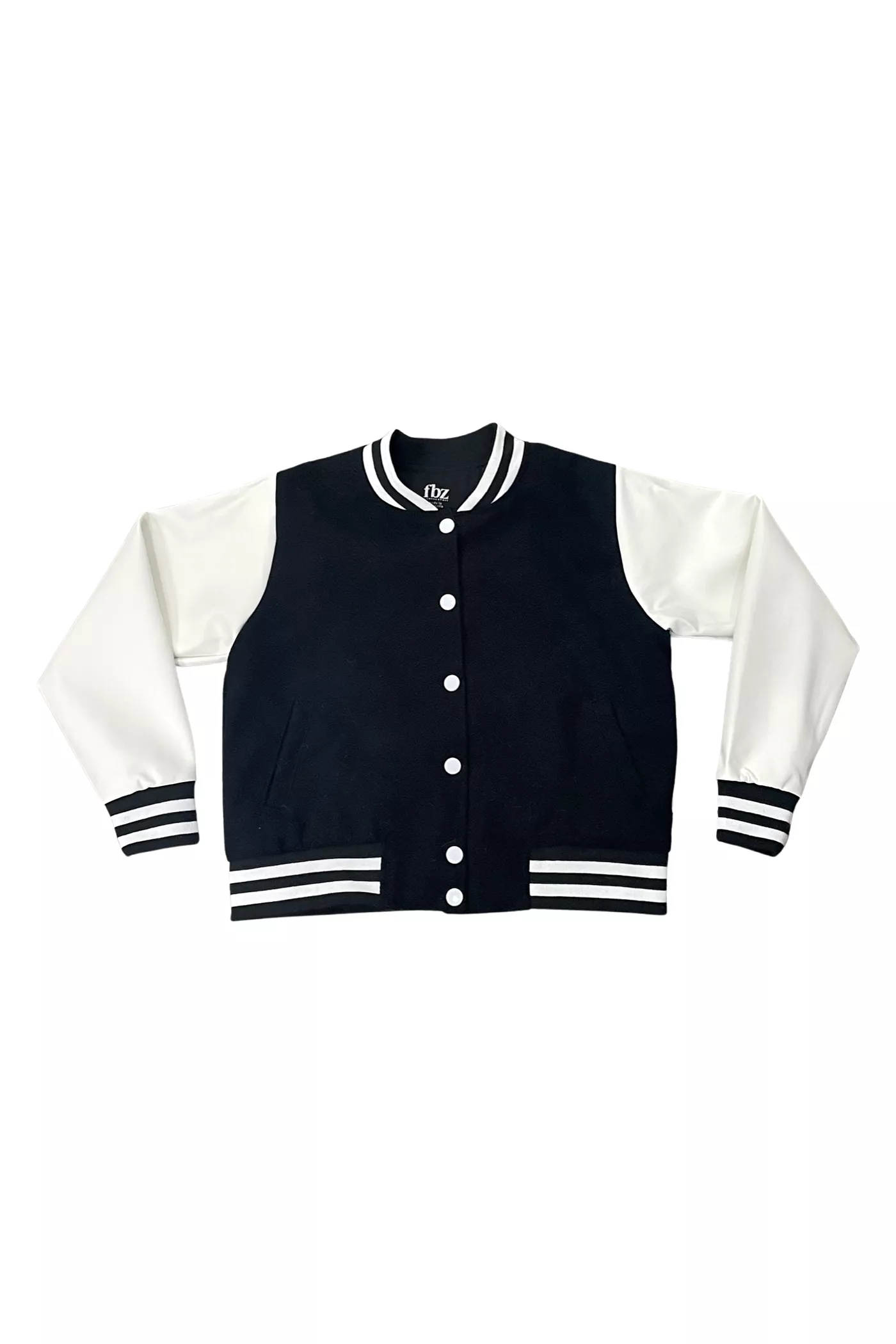 Black and White Varsity Jacket