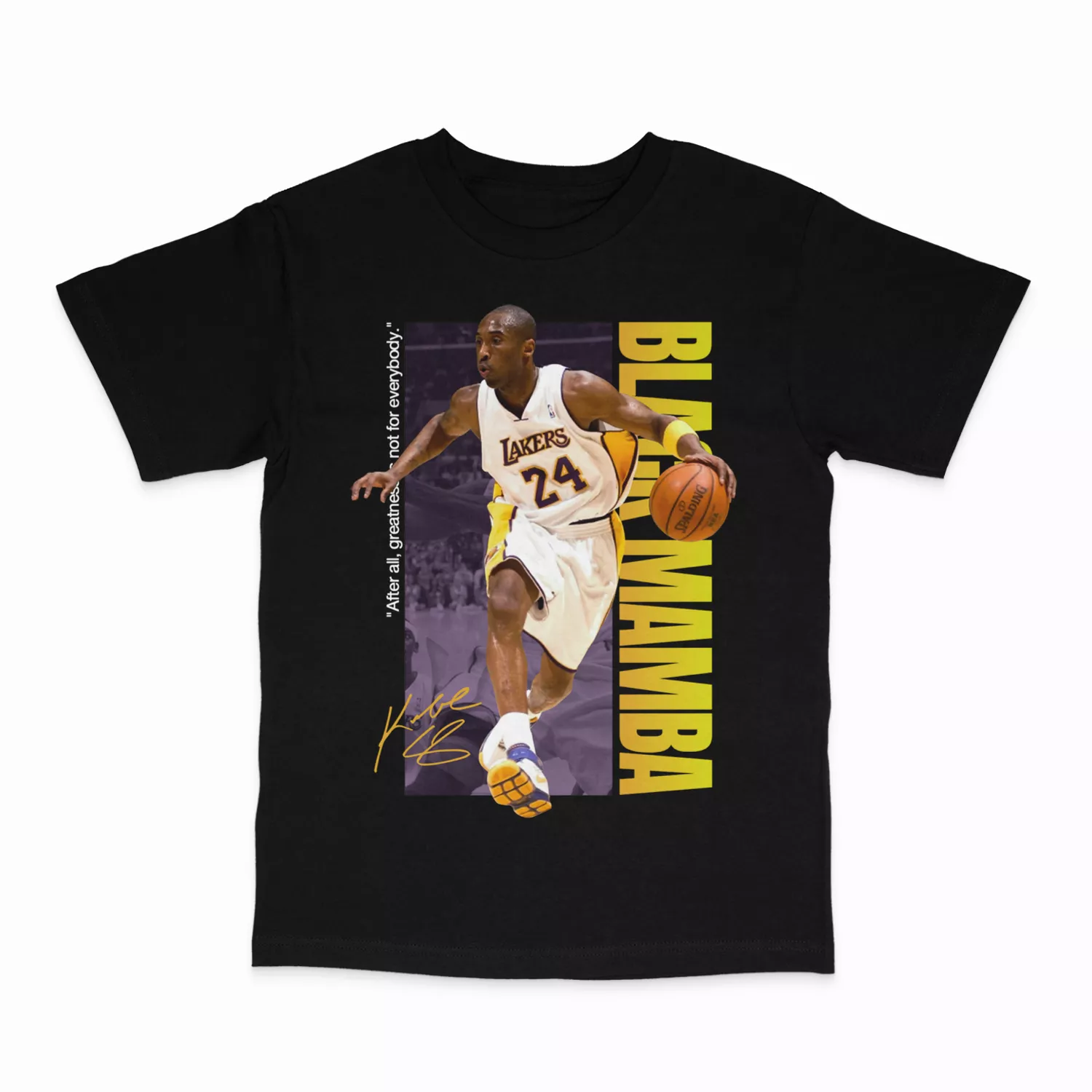 Black Mamba After All Black Tee