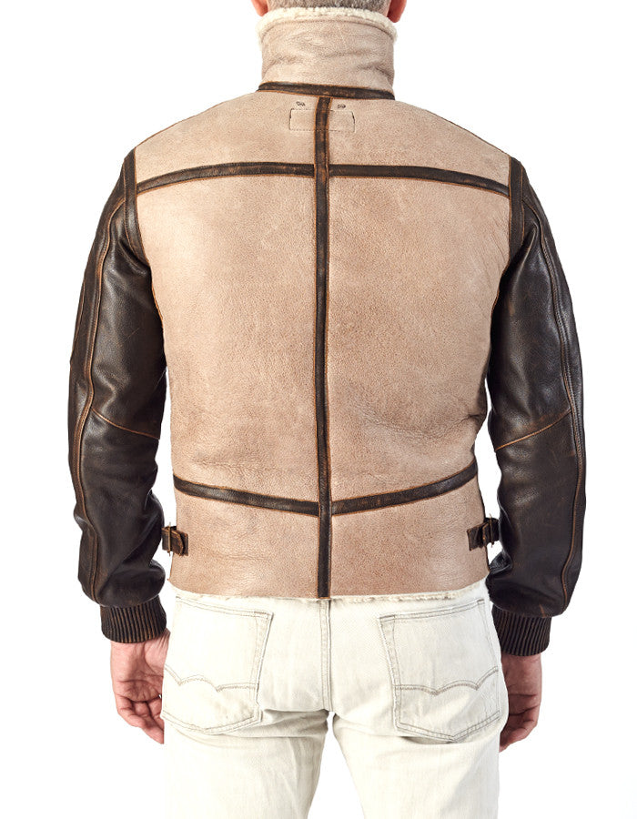 BOMBER - Shearling Aviator Jacket