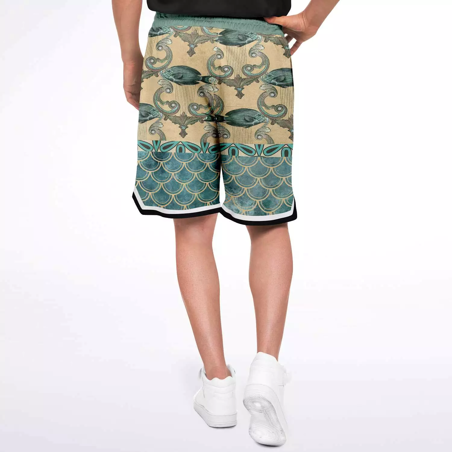 Bon Voyage Unisex Basketball Shorts