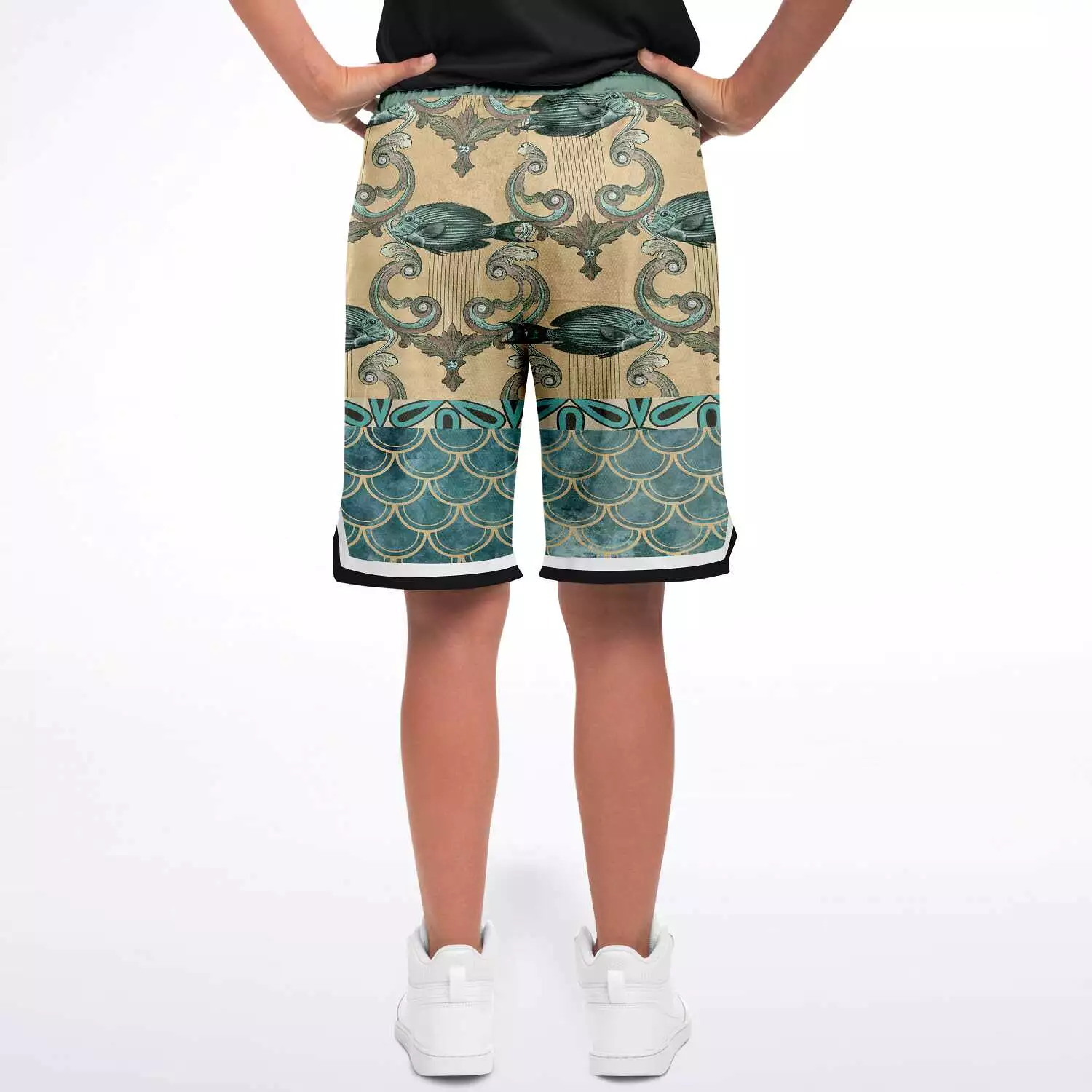 Bon Voyage Unisex Basketball Shorts