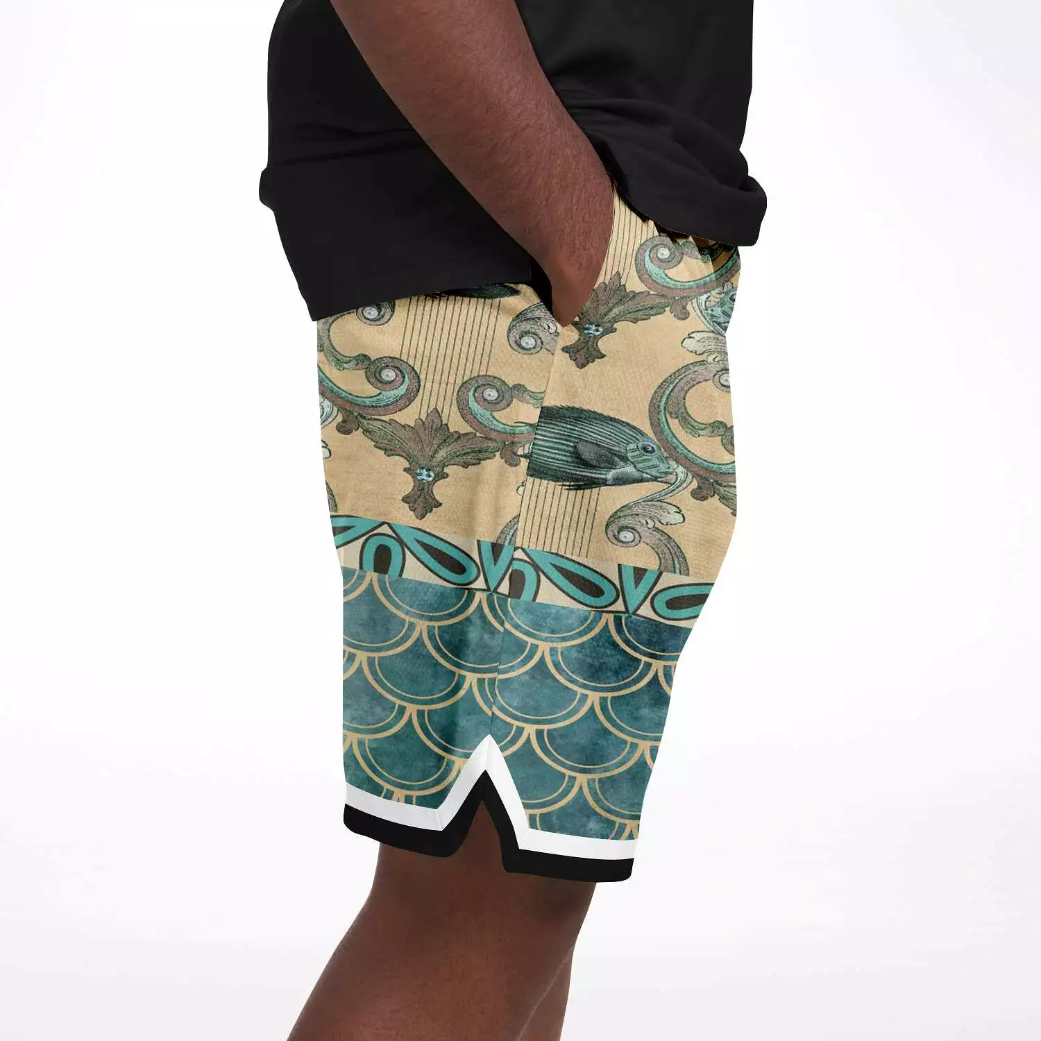 Bon Voyage Unisex Basketball Shorts