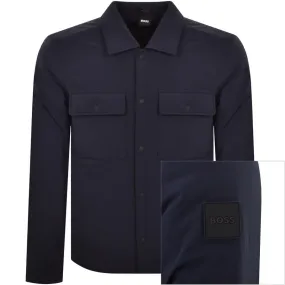 BOSS P Olson Padd Shirt Jacket Navy