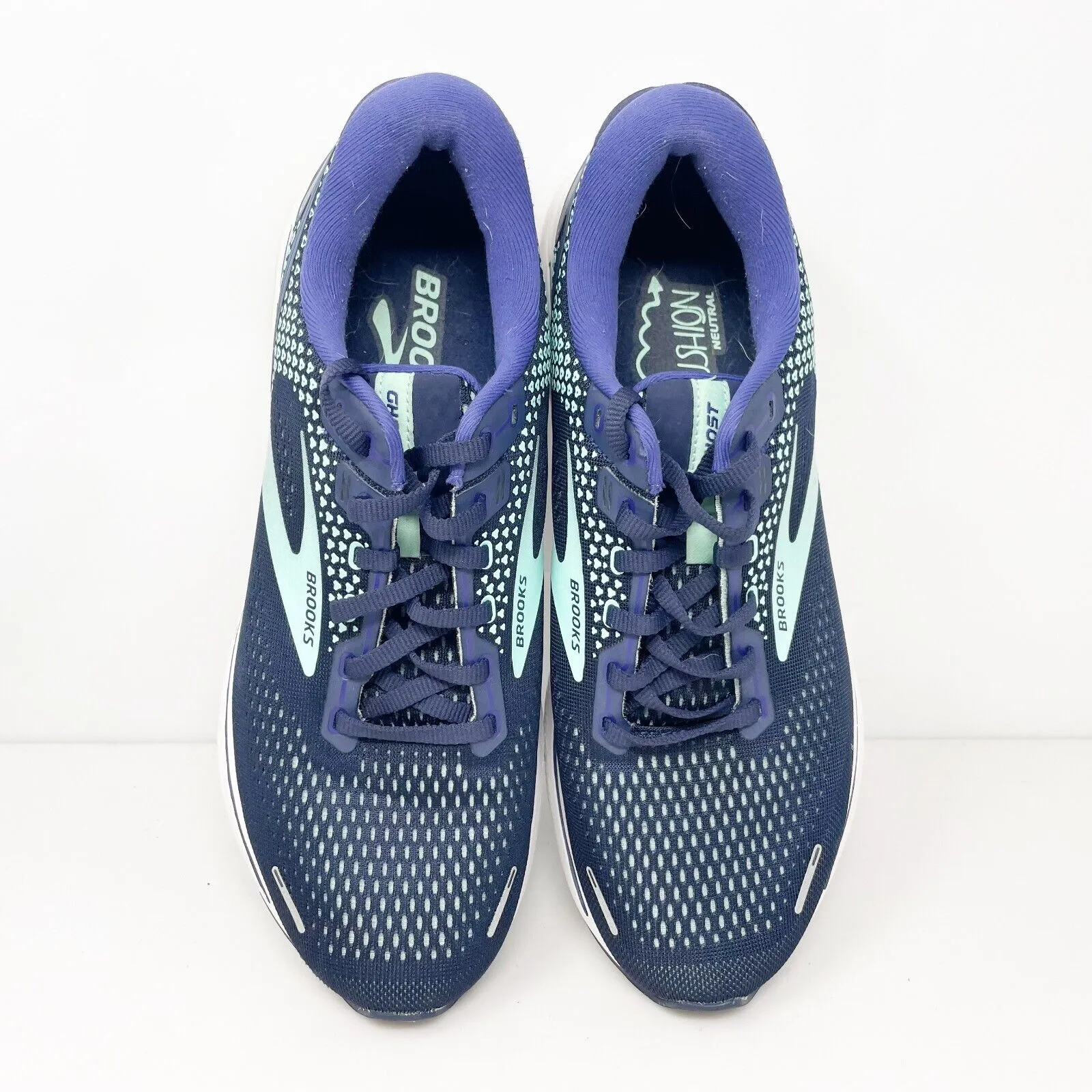 Brooks Womens Ghost 14 1203561B446 Blue Running Shoes Sneakers Size 11 B