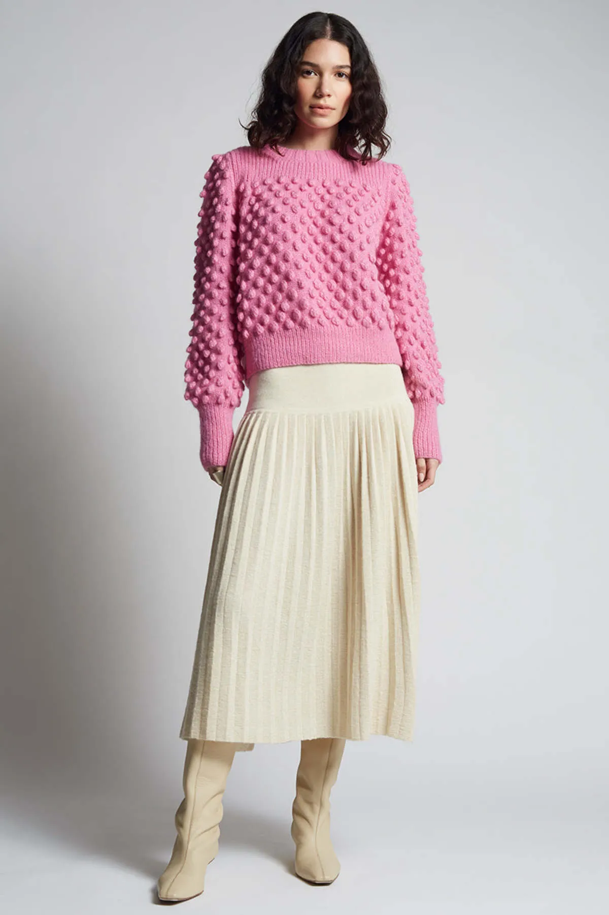 CAMILA SWEATER - TAFFY PINK