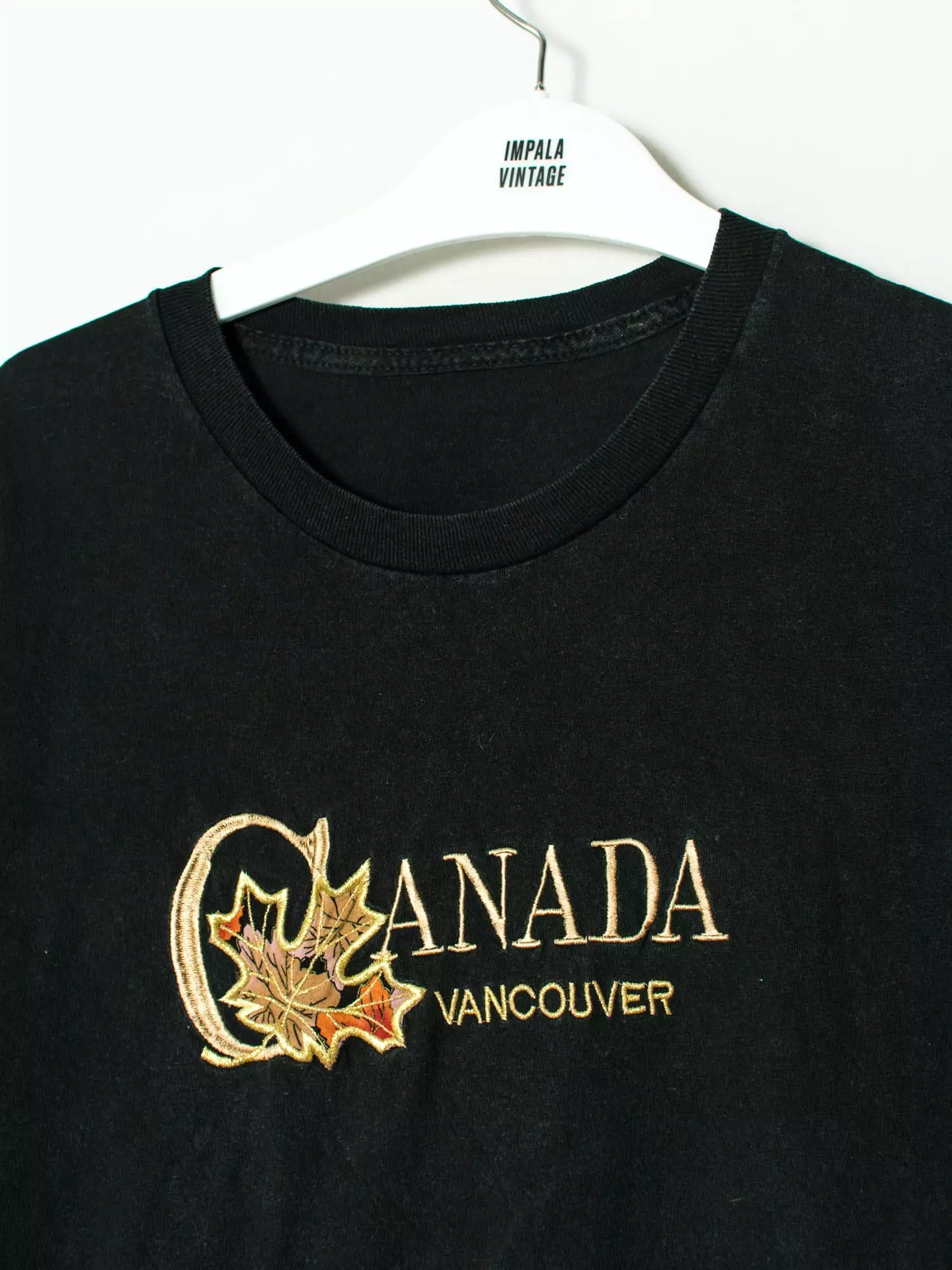 Canada Black Cotton Tee