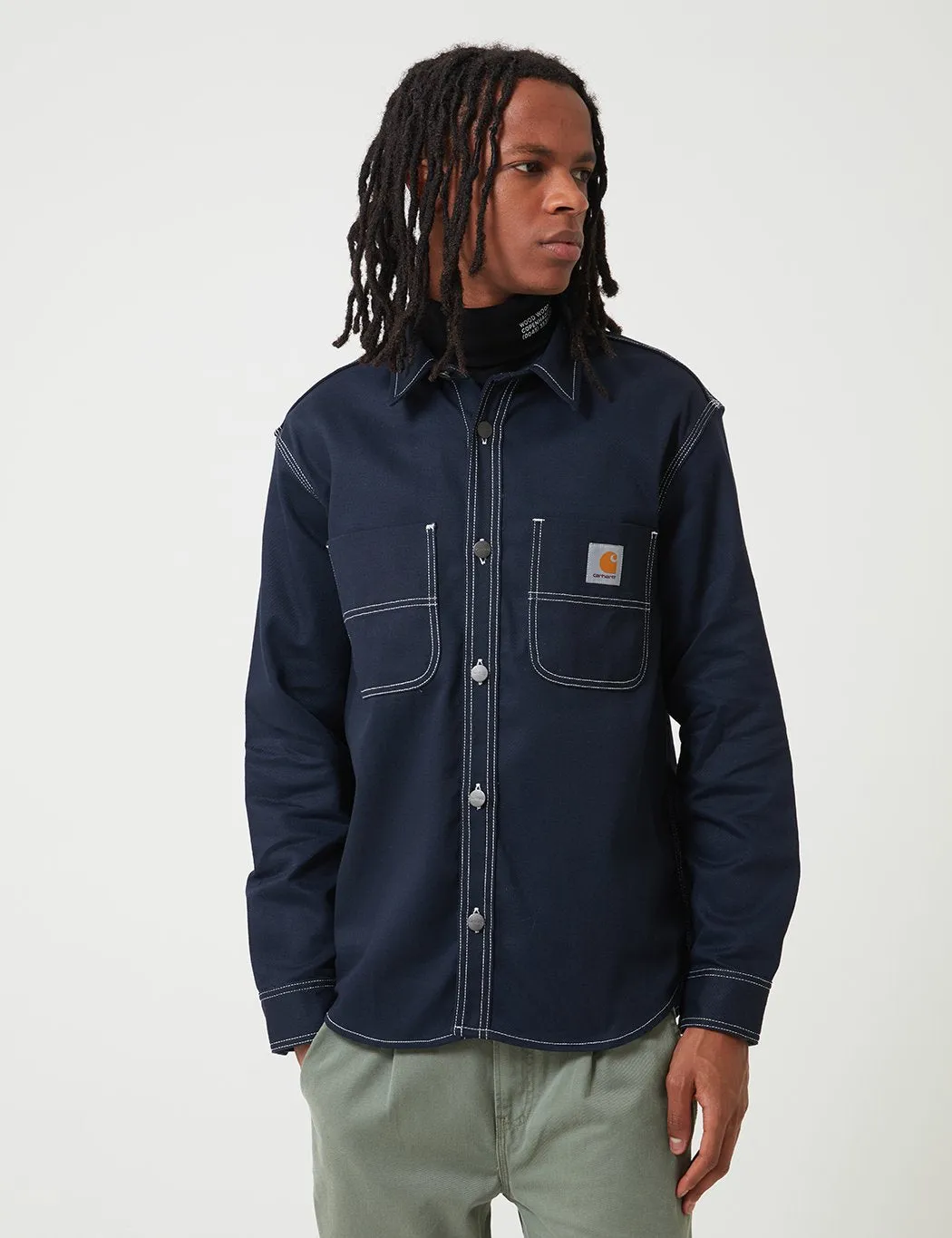 Carhartt-WIP Chalk Shirt Jacket (Regular Fit) - Dark Navy