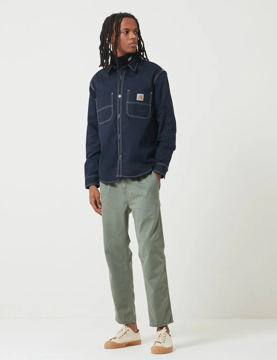 Carhartt-WIP Chalk Shirt Jacket (Regular Fit) - Dark Navy