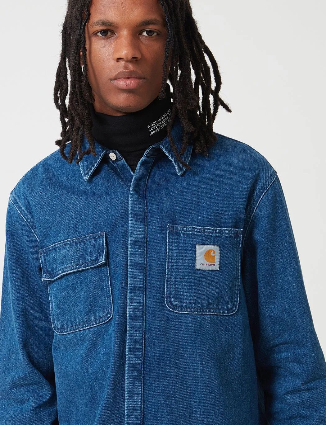 Carhartt-WIP Salinac Shirt Jacket - Blue Stone Washed