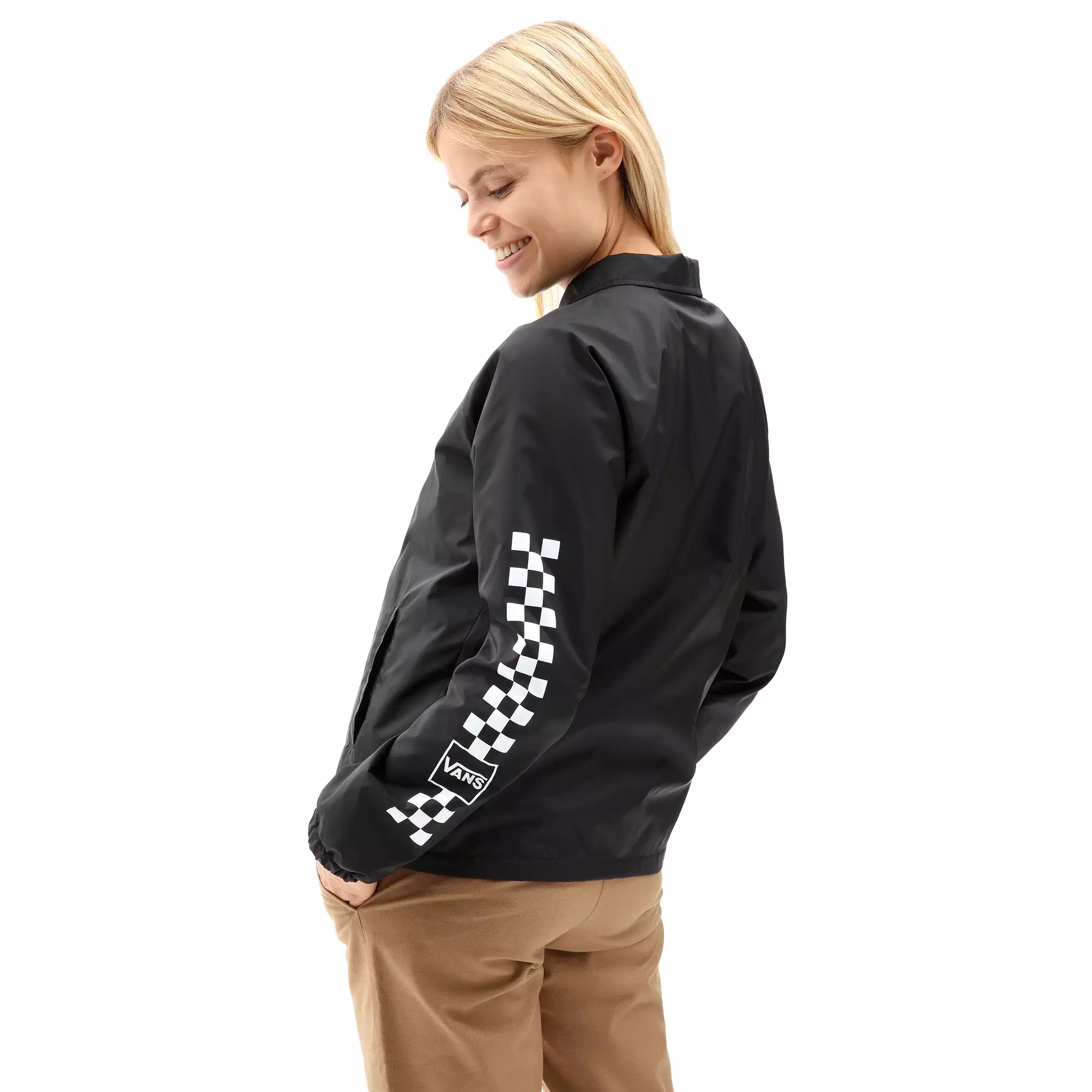 Casaco Vans WM Thanks Mixed Up Fun Jacket Black