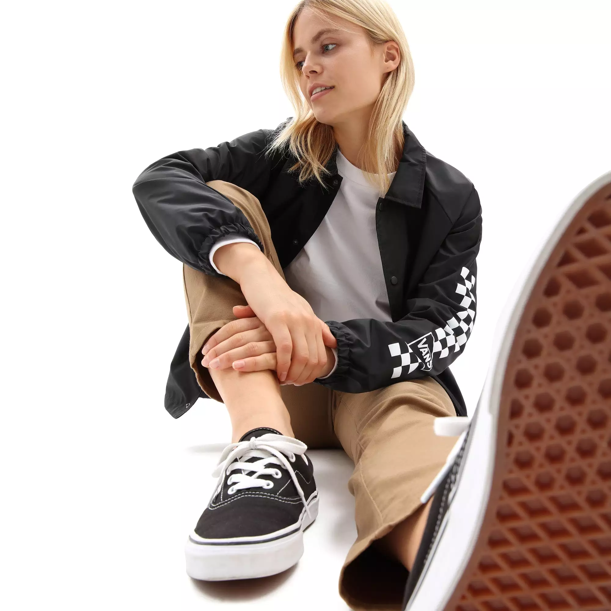 Casaco Vans WM Thanks Mixed Up Fun Jacket Black