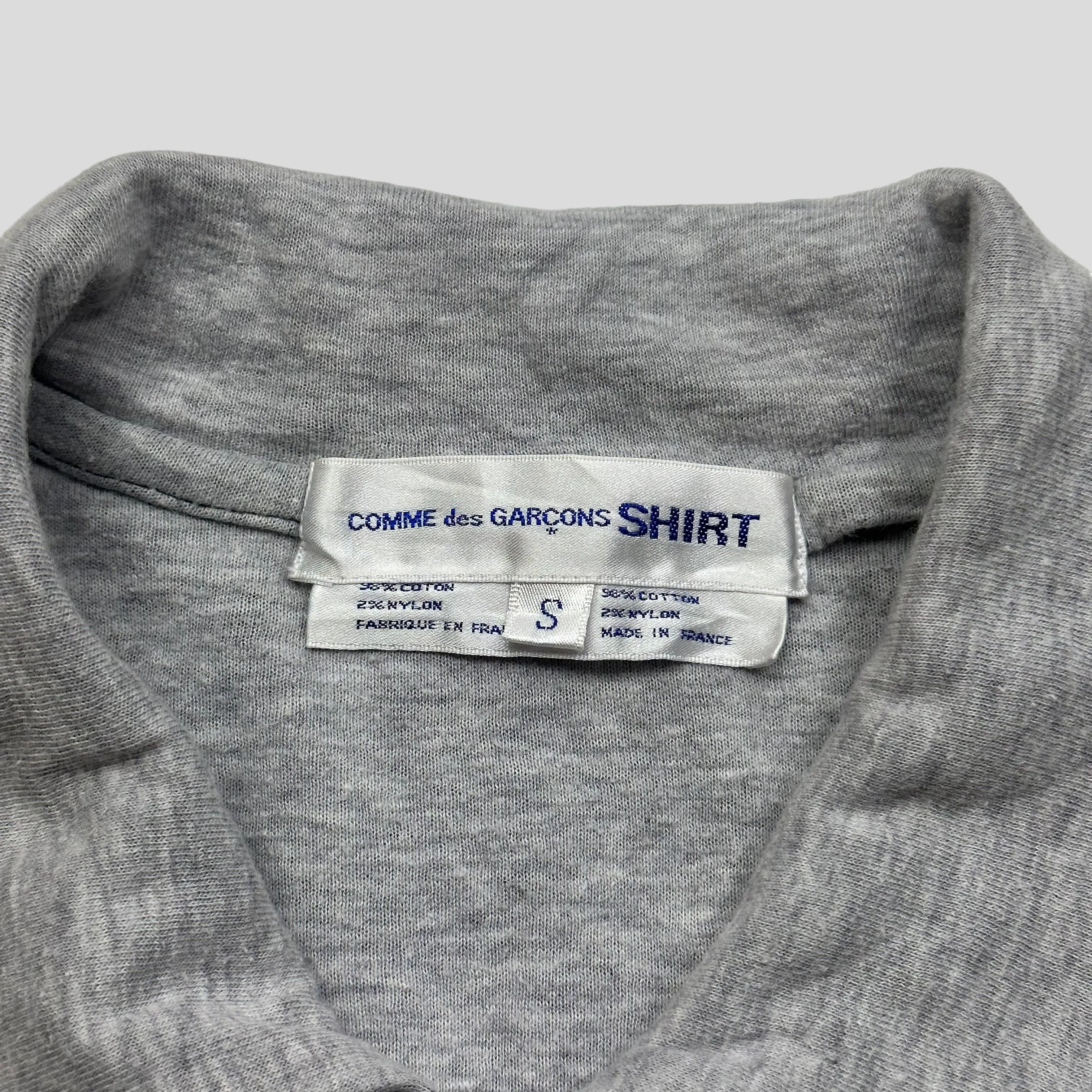 CDG SHIRT 00’s Panelled Cotton Track Jacket - S