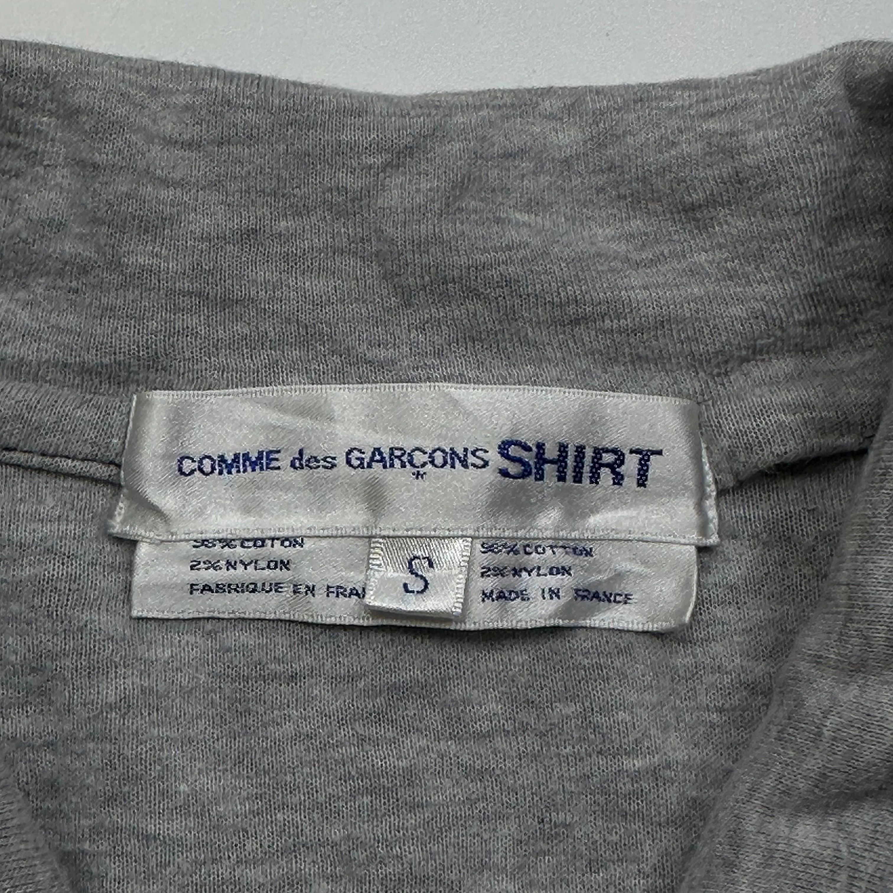 CDG SHIRT 00’s Panelled Cotton Track Jacket - S