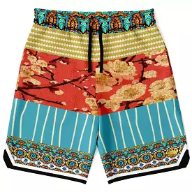 Cheery-Cherry Unisex Basketball Shorts