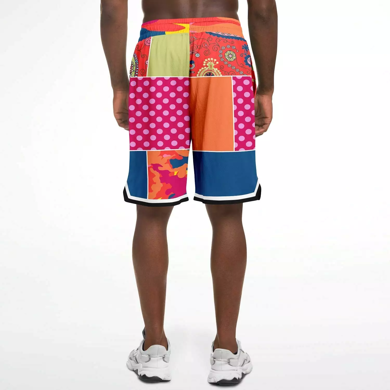 Chili Pepper Camo Fatigue Basketball Shorts