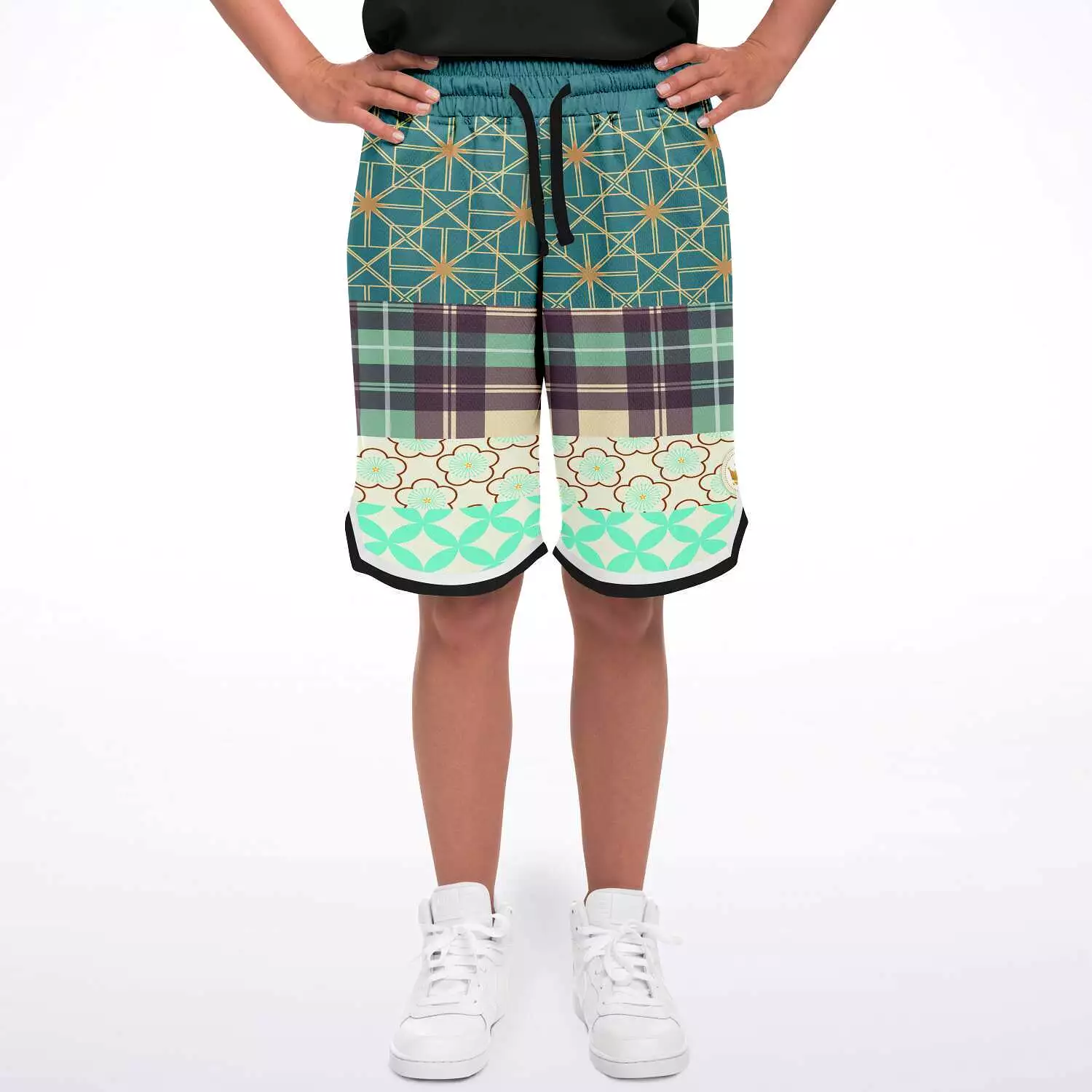 Circle Time Unisex Basketball Shorts