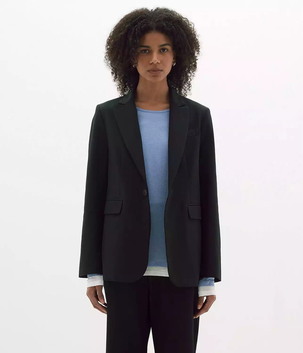 CLASSIC TAILORED JACKET- BLACK