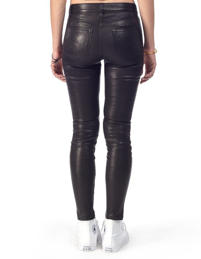 COCO - Stretch-Leather Skinny Pants