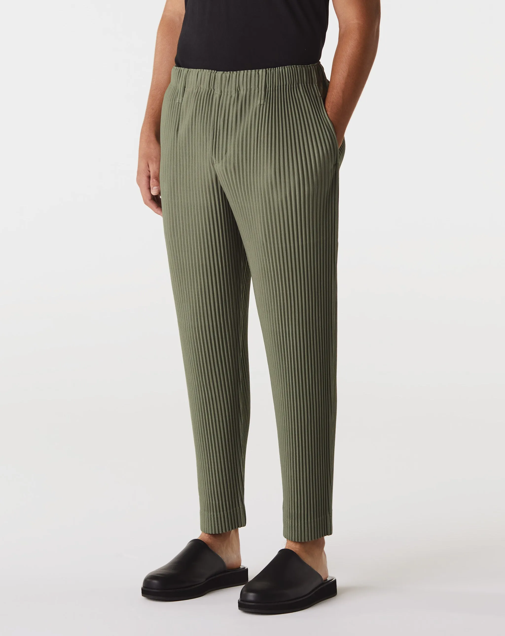 Color Pleats Pants