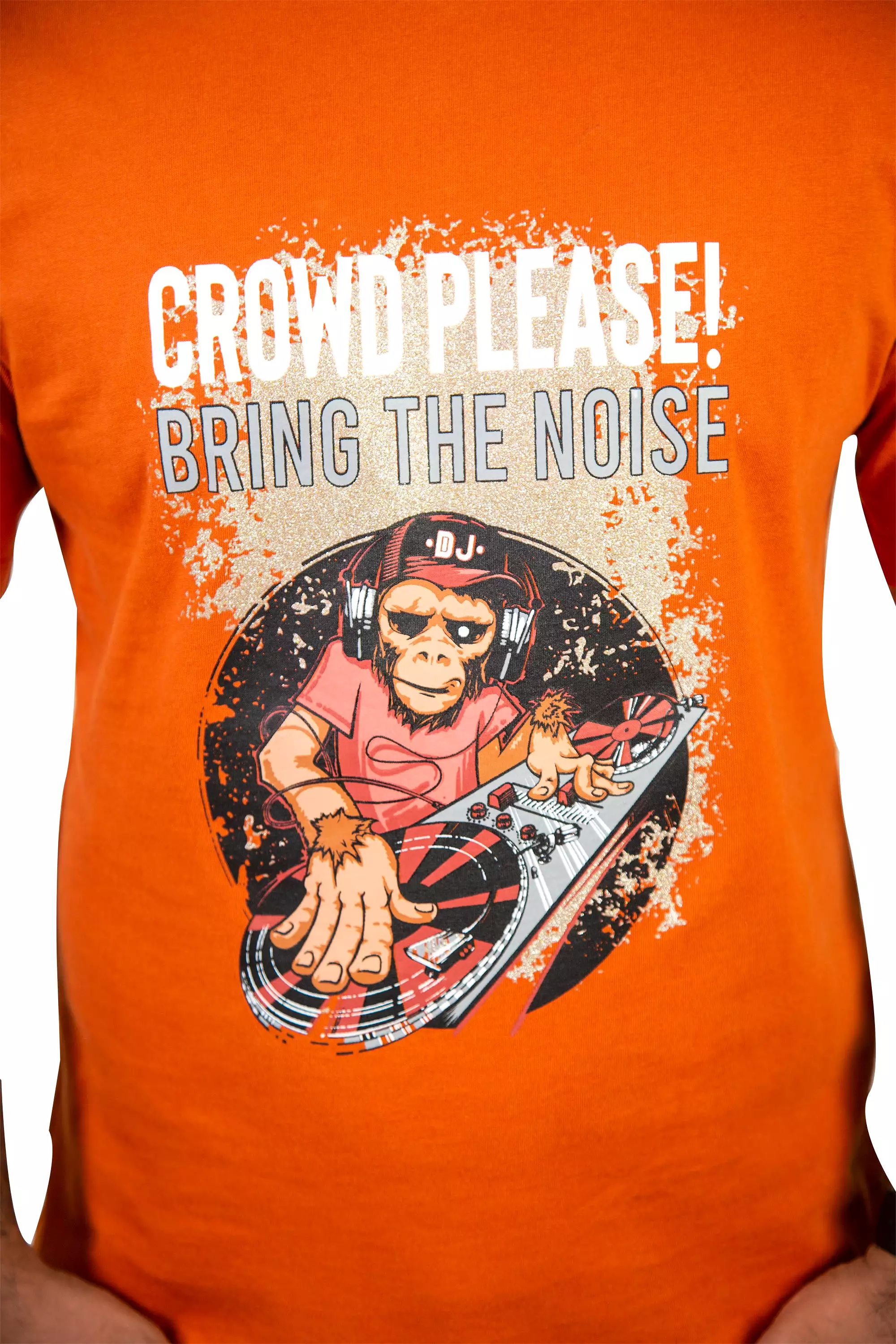 Crowd Please! Crew Neck Cotton Tee