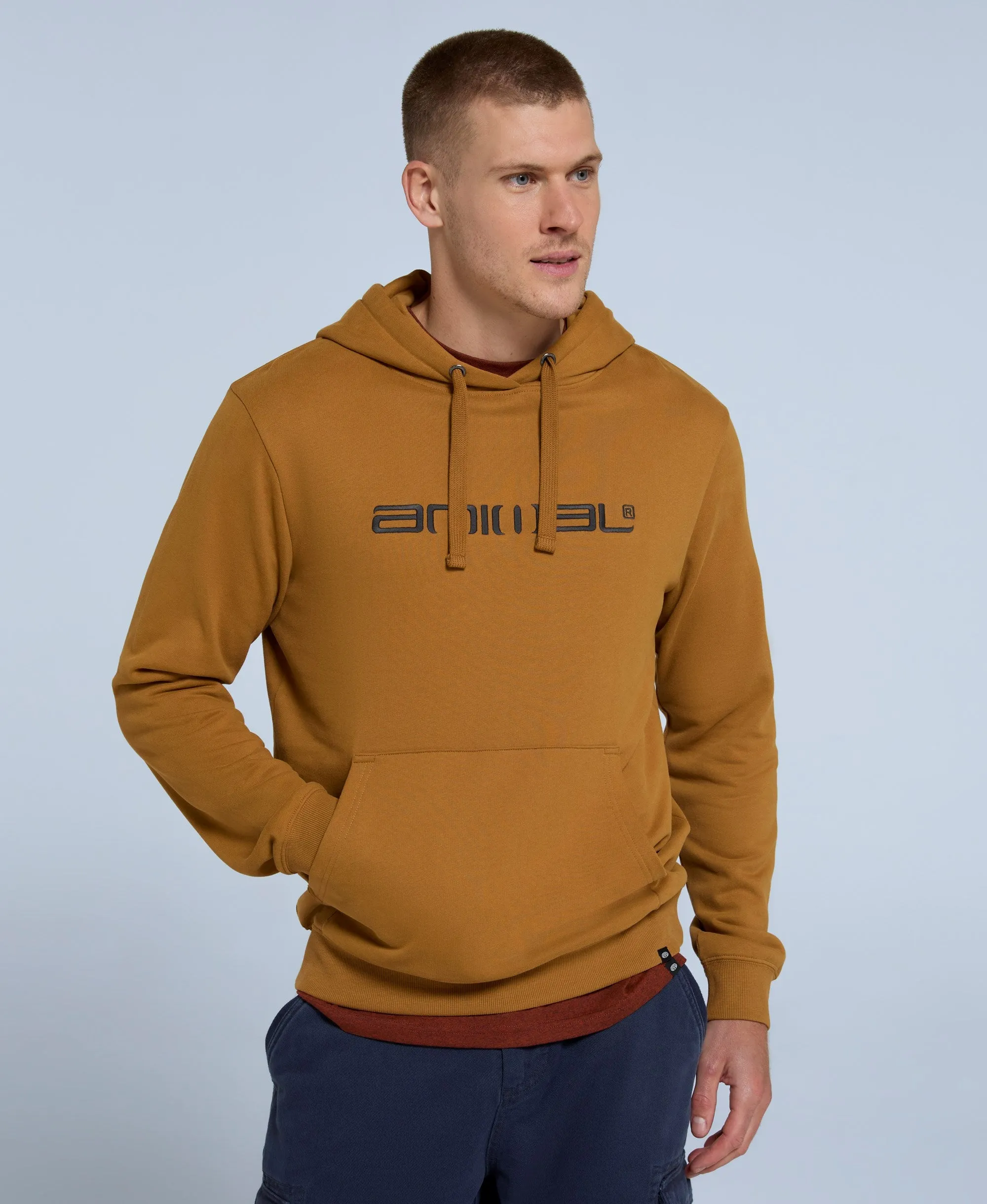 Driver Mens Logo Hoodie - Mustard