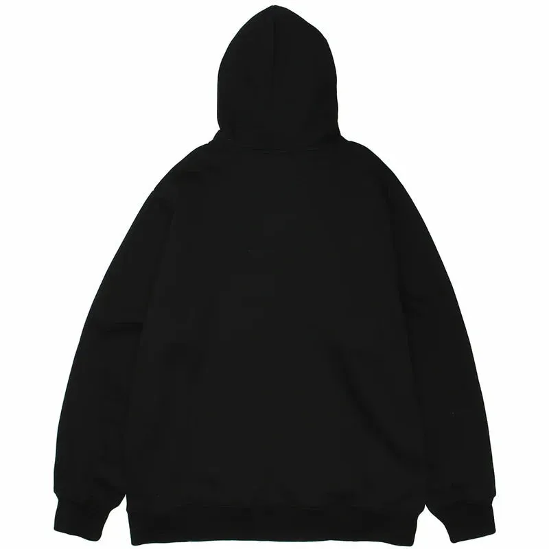 Dual Match Heart Shape Pullover Hoodie