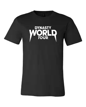 DYNASTY WORLD TOUR BLACK TEE