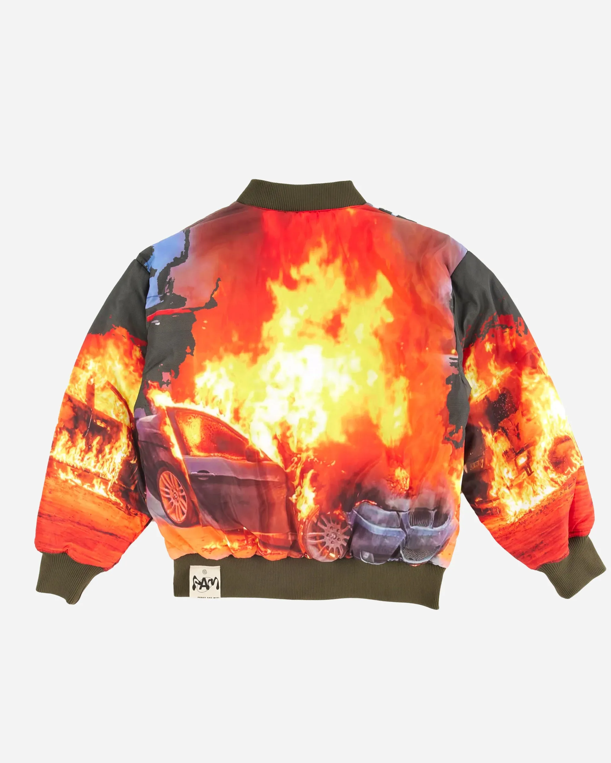 Engulfed Reversible Bomber Jacket