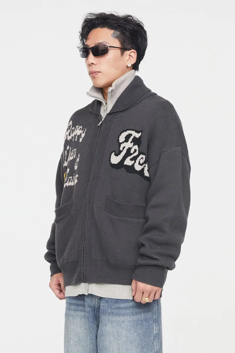 F2CE Knit Logo Cardigan