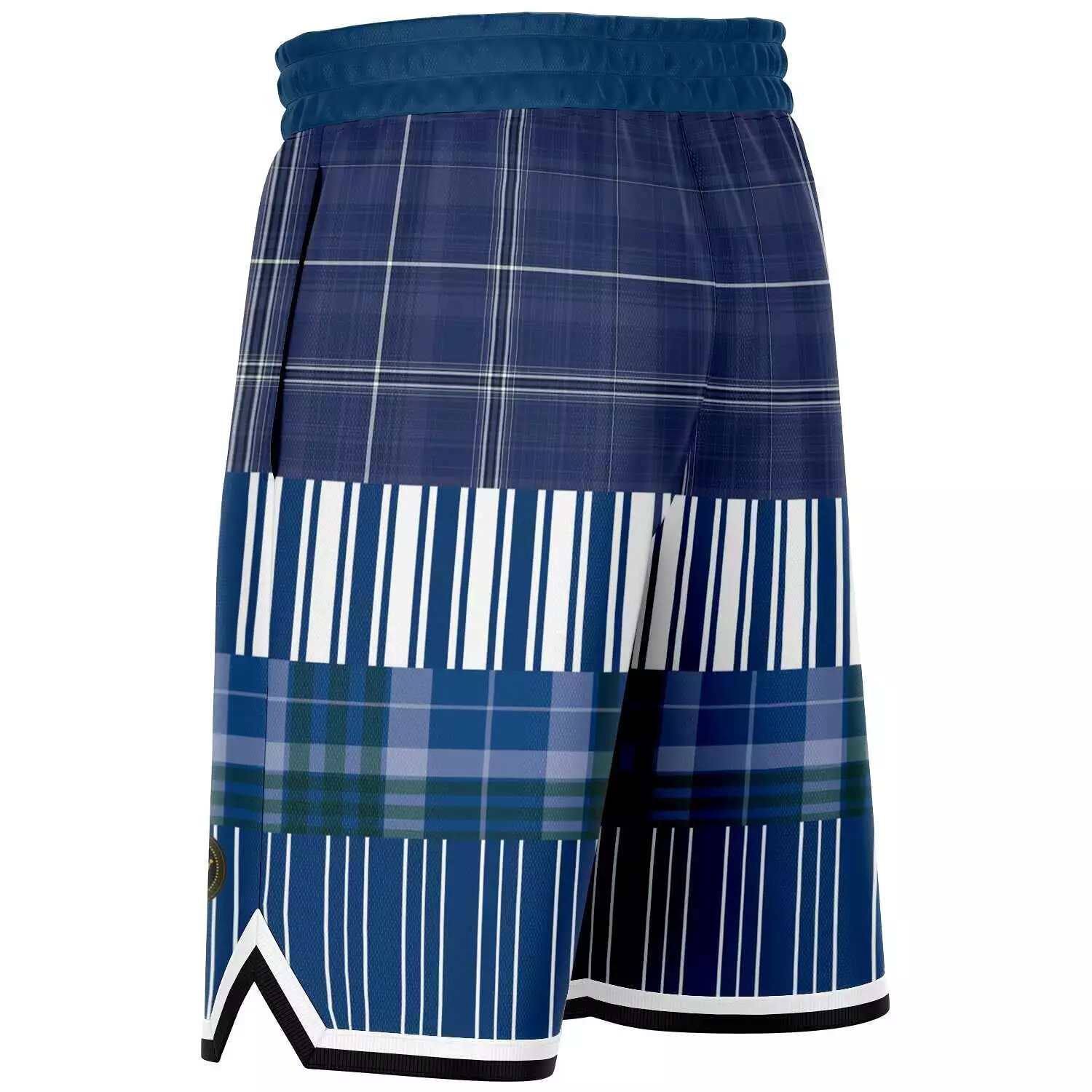 Fair Isle Blue Basketball Shorts